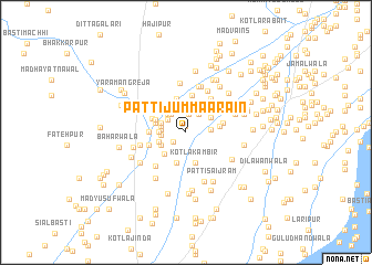 map of Patti Jumma Arāīn