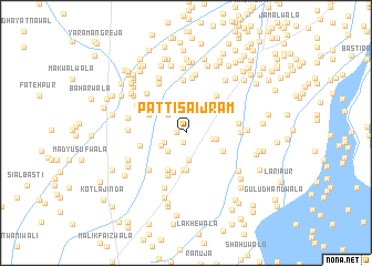 map of Patti Saij Rām