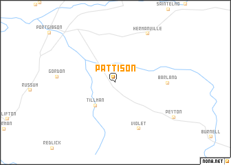 map of Pattison