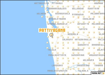 map of Pattiyagama