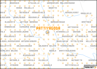 map of Pattiyagoda
