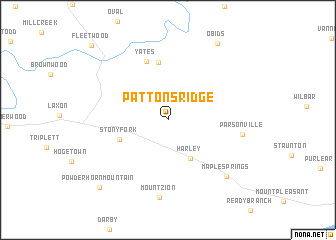 map of Pattons Ridge
