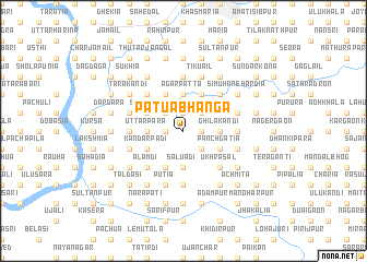 map of Pātuābhānga