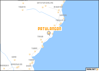 map of Patulangon