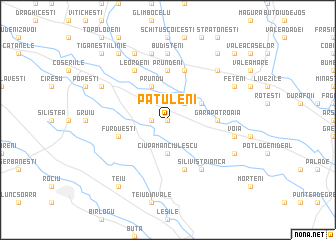 map of Pătuleni