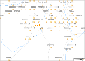 map of Patuliguí