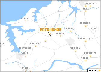 map of Patumahoe