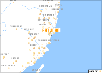 map of Patun-an