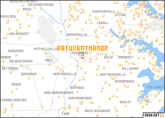 map of Patuxent Manor