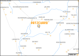 map of Patzcuaro