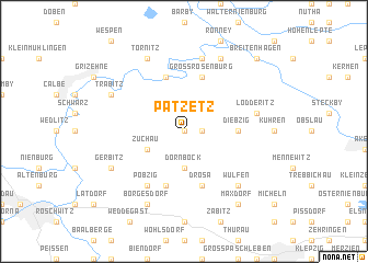 map of Patzetz