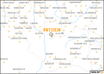 map of Patzicía