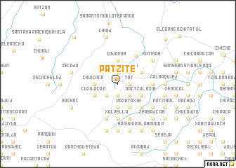 map of Patzité