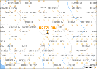 map of Patzunoj