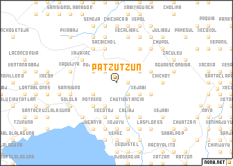 map of Patzutzún