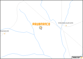 map of Pau Branco