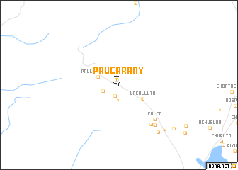 map of Paucarany