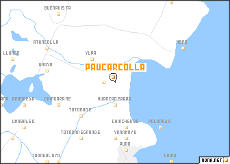 map of Paucarcolla