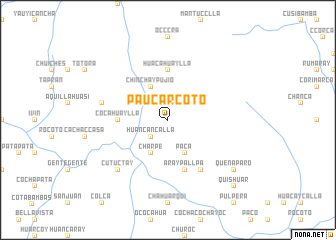 map of Paucarcoto