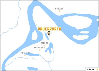 map of Paucarpata
