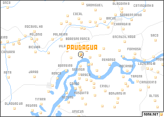 map of Pau-dʼÁgua