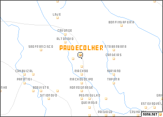 map of Pau de Colher