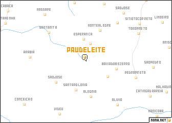 map of Pau de Leite