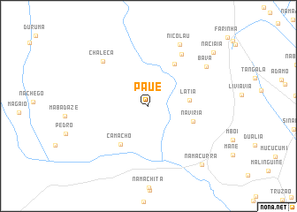 map of Paue