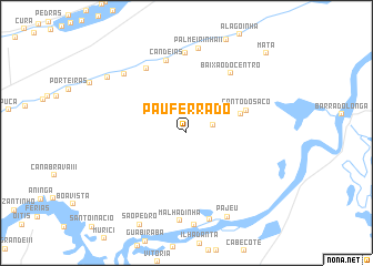 map of Pau Ferrado