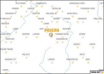 map of Paugaw