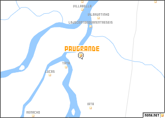 map of Pau Grande