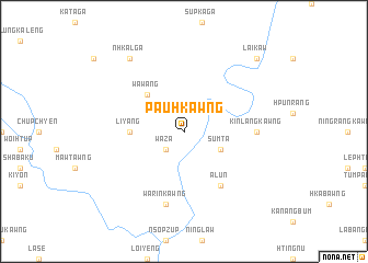 map of Pauhkawng