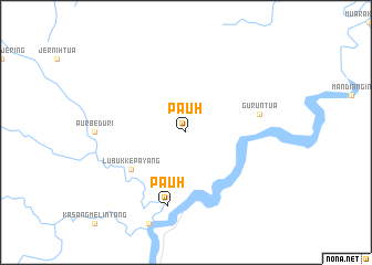 map of Pauh