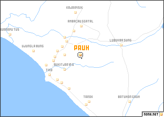 map of Pauh