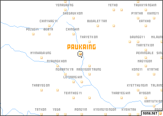 map of Pauk-aing