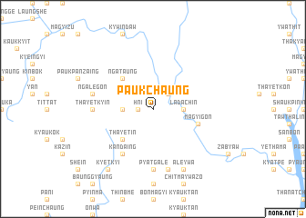 map of Paukchaung