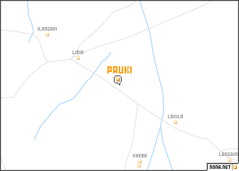 map of Pauki