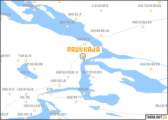 map of Paukkaja