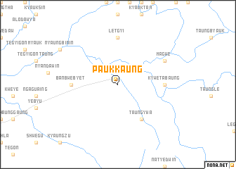 map of Paukkaung
