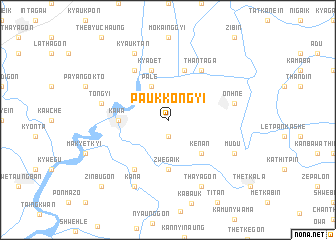 map of Paukkongyi