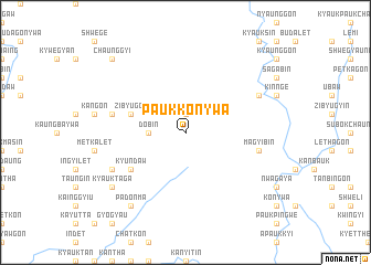 map of Paukkon-ywa