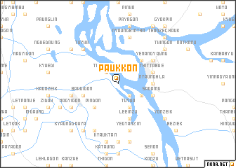 map of Paukkon