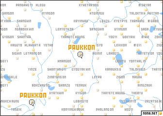 map of Paukkon