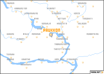 map of Paukkon