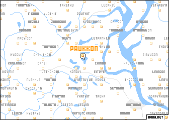 map of Paukkon