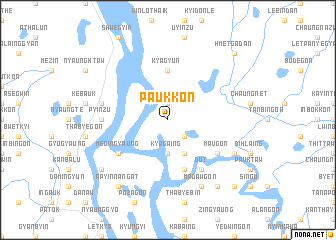 map of Paukkon