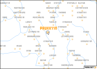 map of Paukkyin