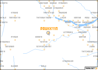 map of Paukkyin