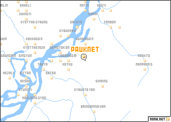 map of Pauknet