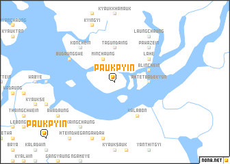 map of Paukpyin